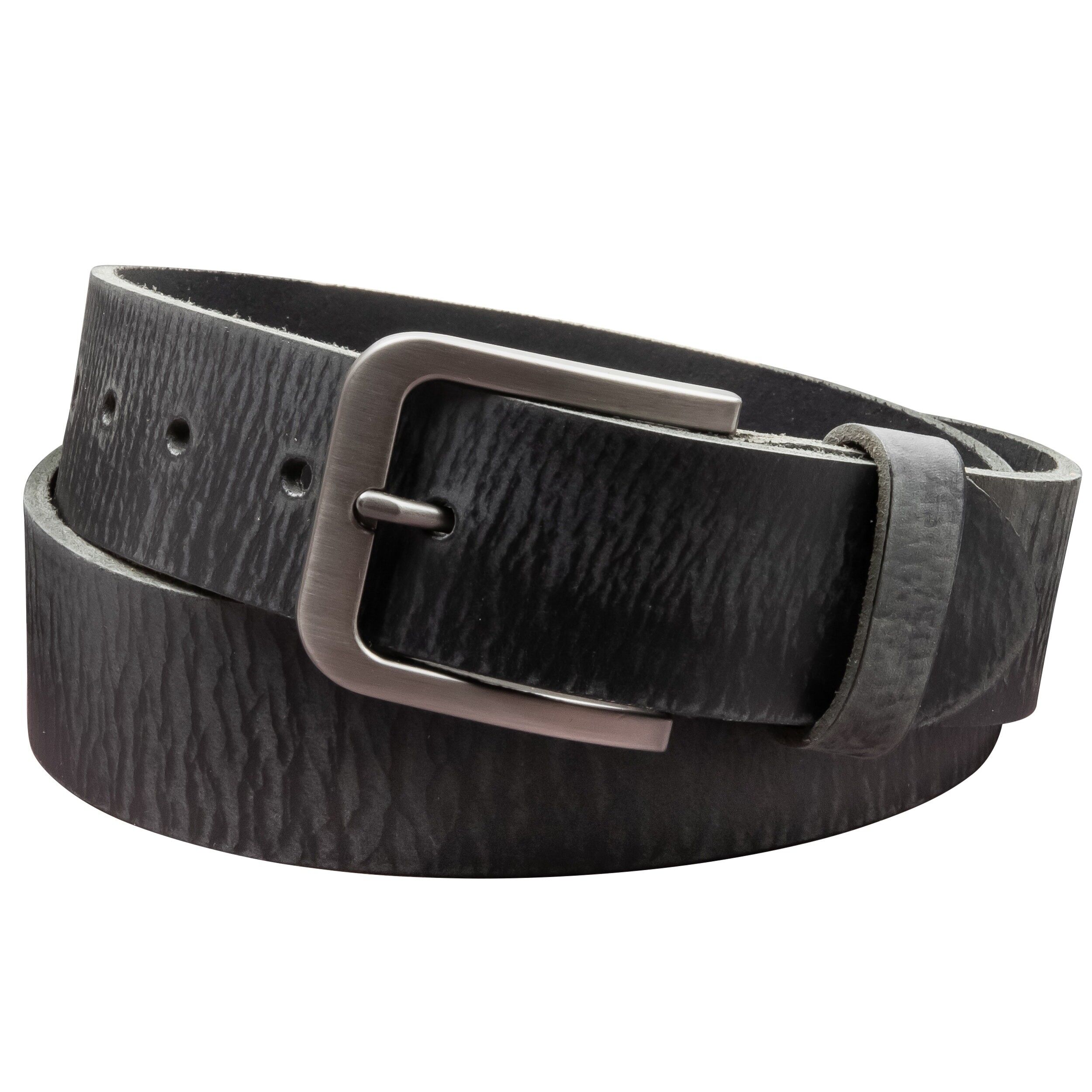 Cintura 40mm in Pelle Levigata Modello EH520-GE Nera