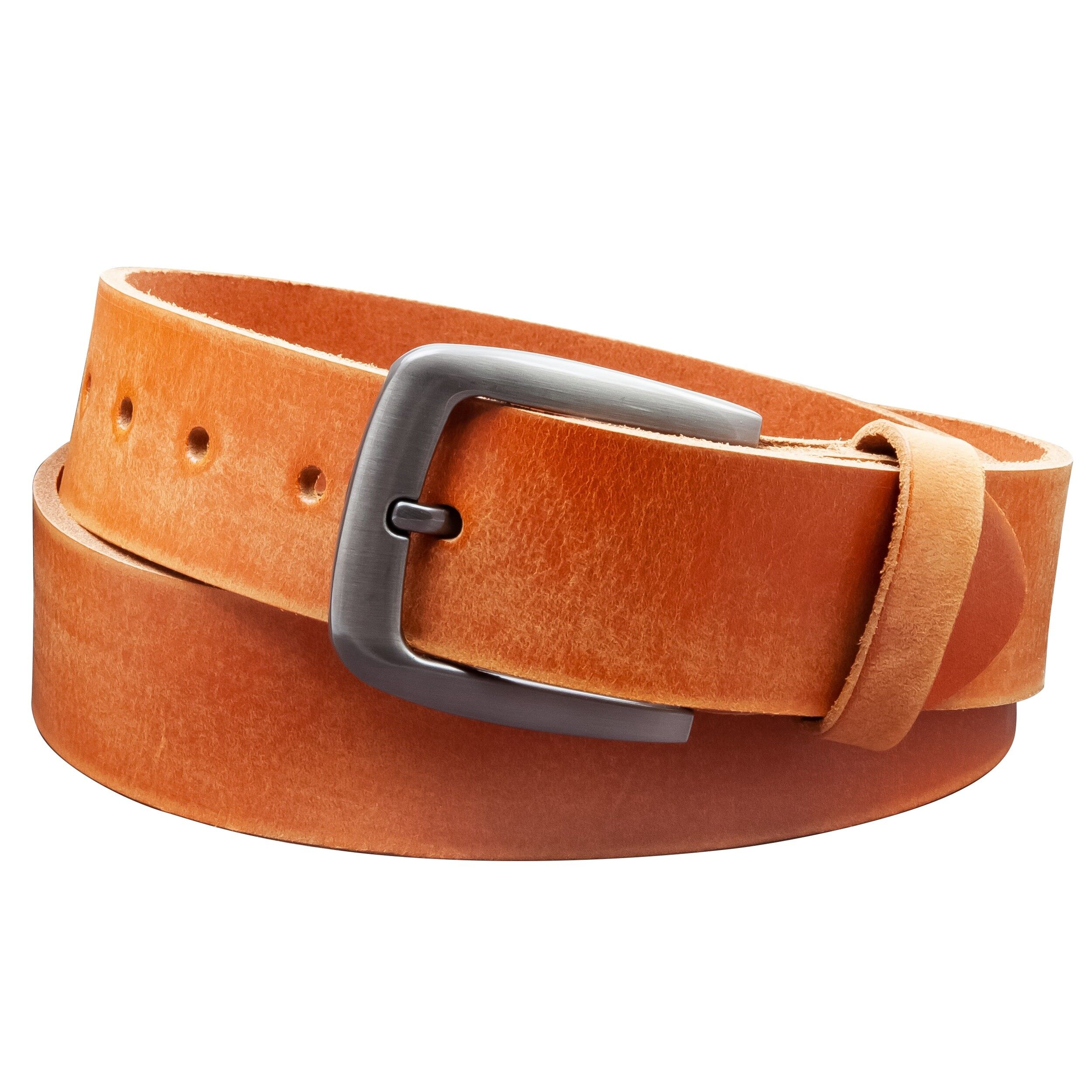 Cintura 40 mm Pelle levigata modello EH524-GE-Cognac