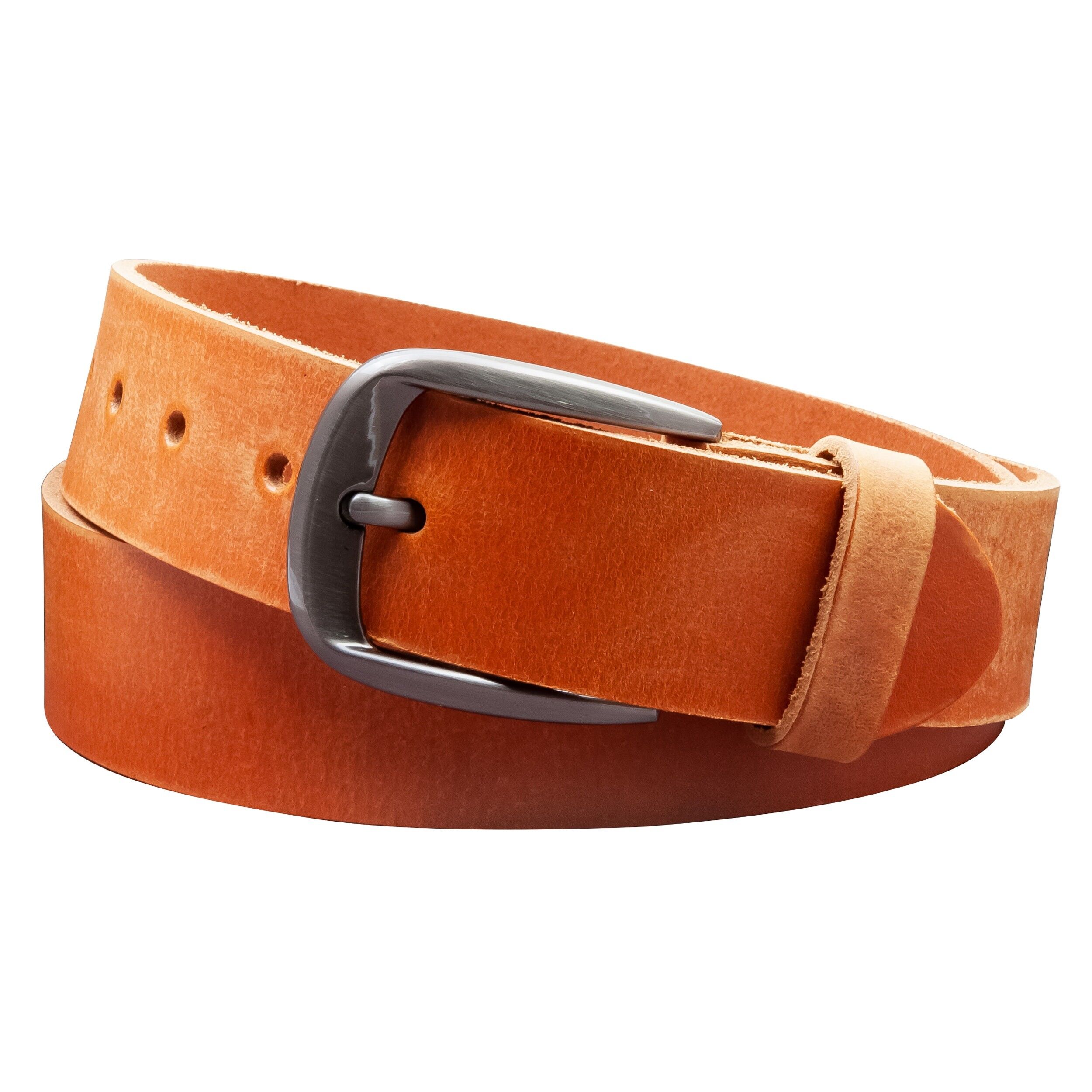 40 mm Gürtel Geschliffenes Leder Modell EH525-GE-Cognac