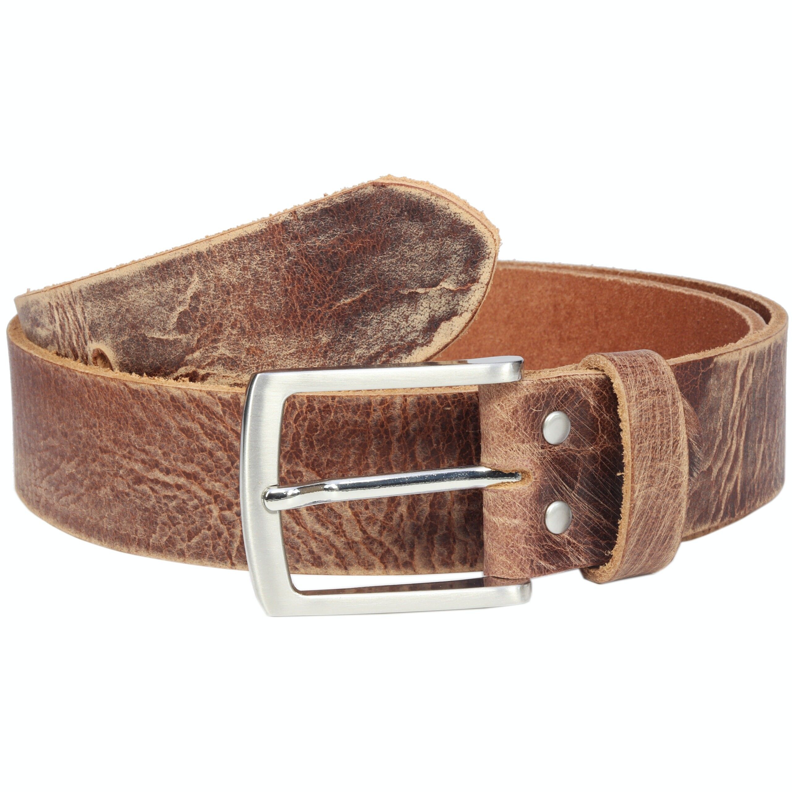 Cintura 40 mm Pelle levigata modello EH528-GE-Rustic