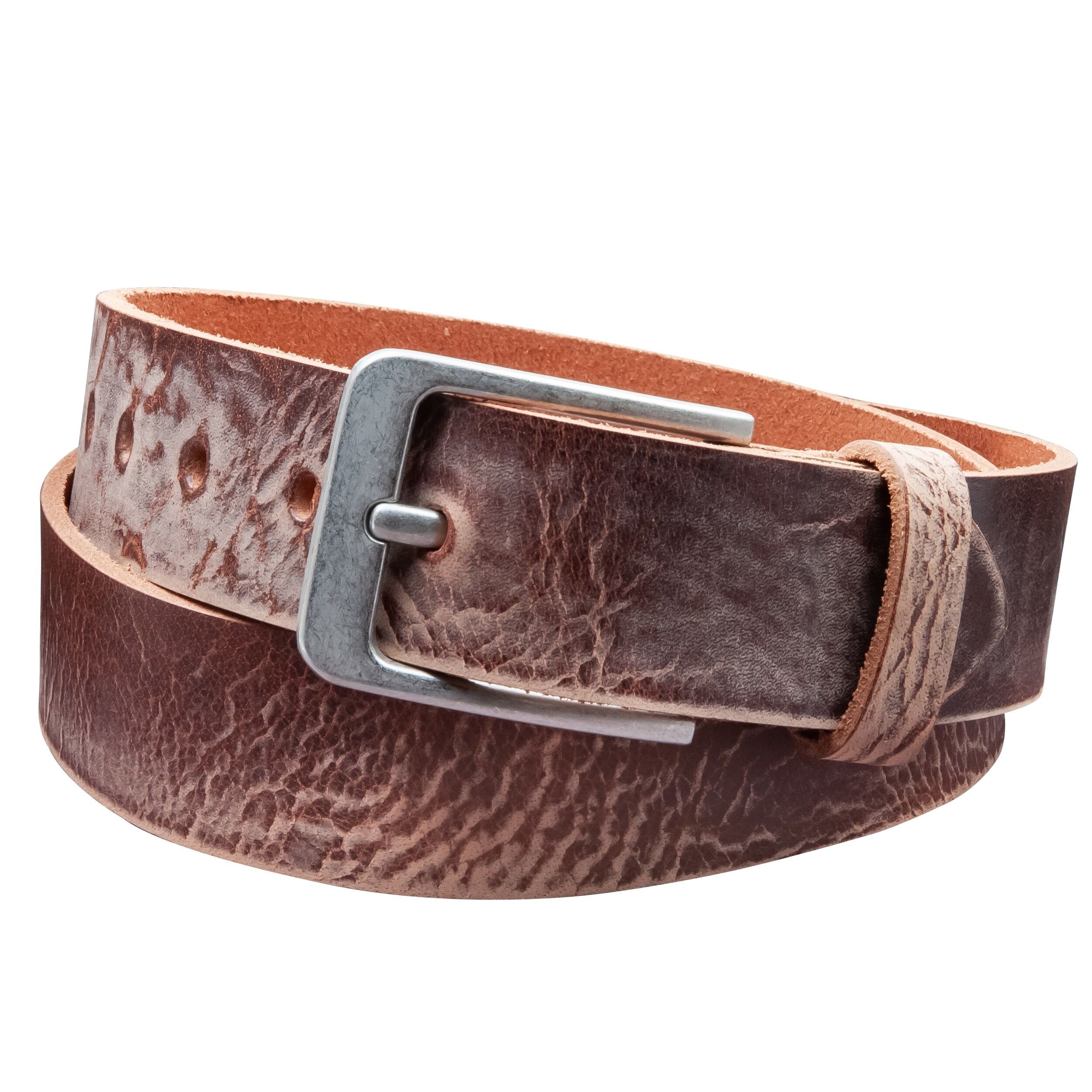 Cintura 40 mm Pelle levigata modello EH56-GE-Rustic