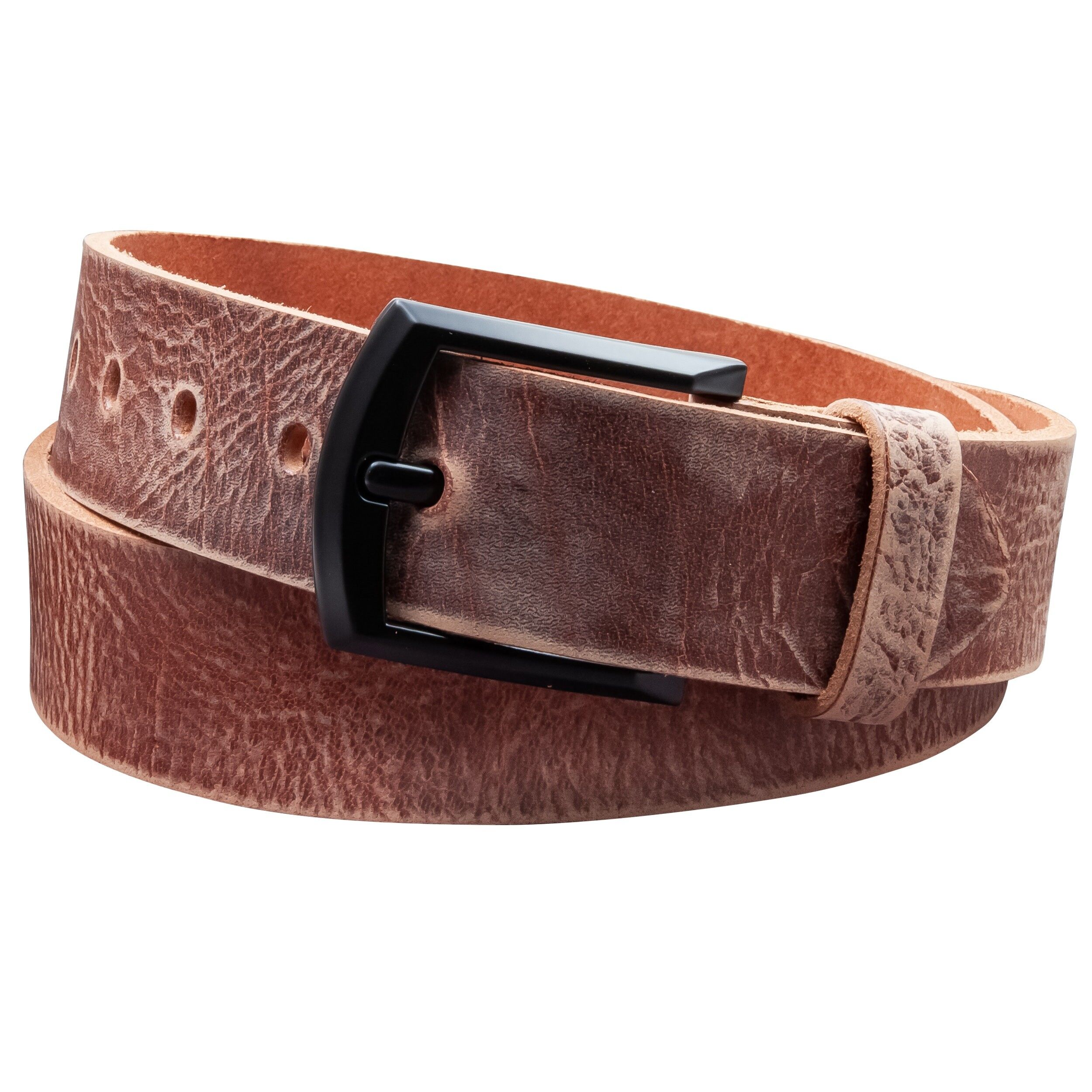 Cintura 40 mm in pelle levigata modello EH59-GE-Rustic