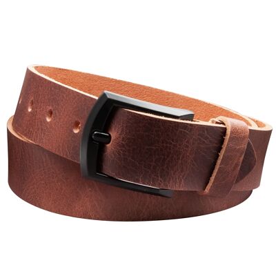40mm Belt Rustic Leather Model EH59-RL-Dark Brown