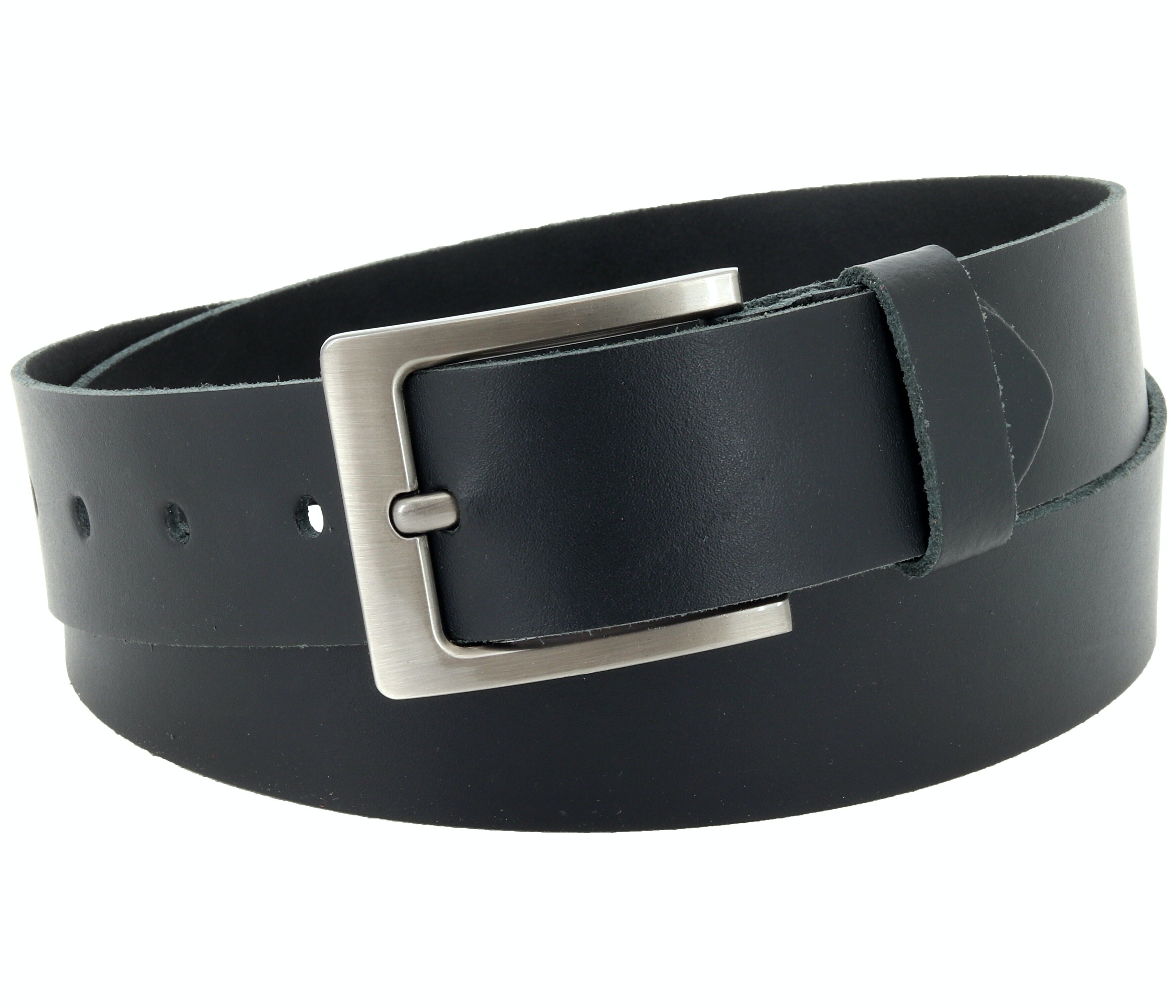 40 mm Gürtel Spaltleder Modell EH51-SL-Schwarz