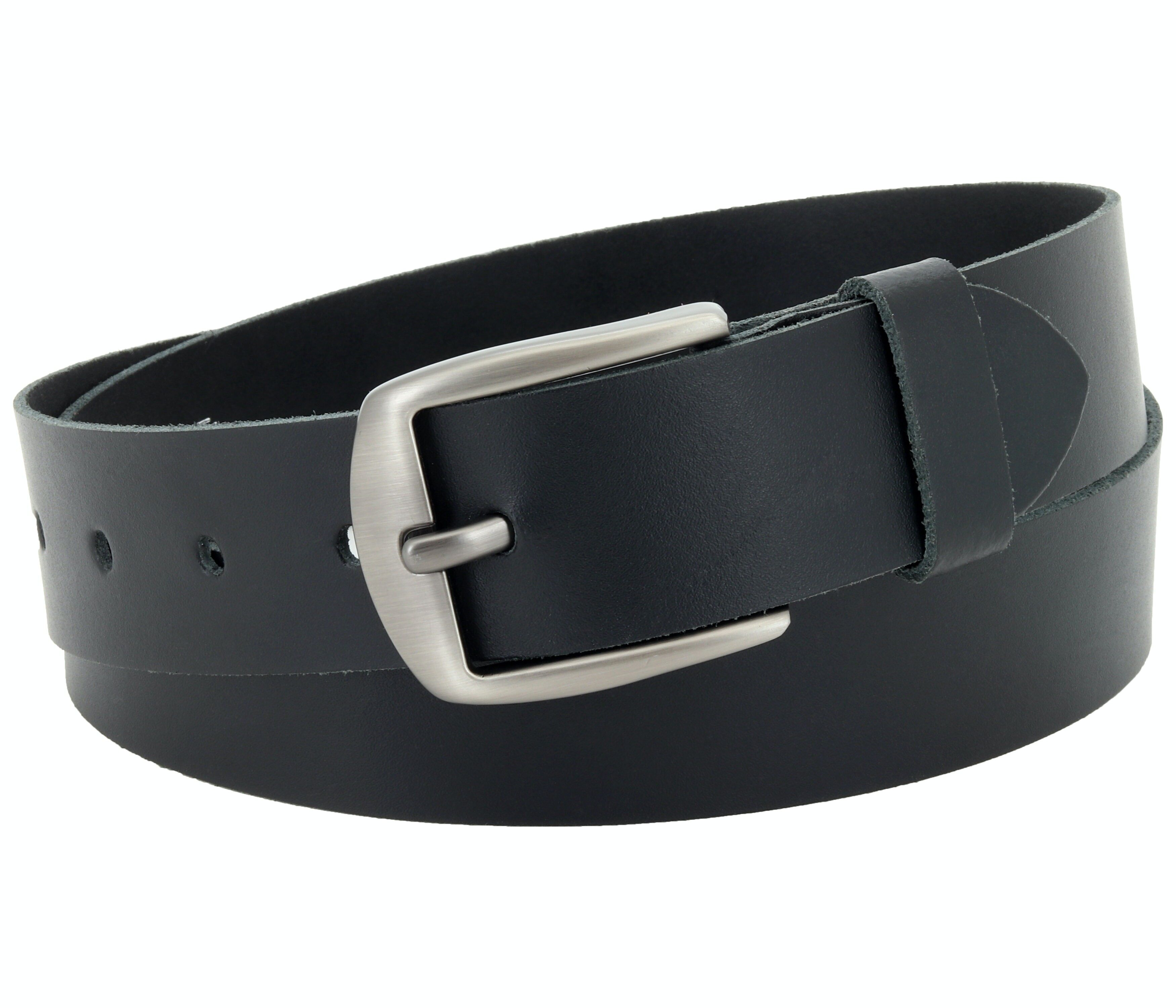 Cintura 40 mm in pelle crosta modello EH510-SL-Nero