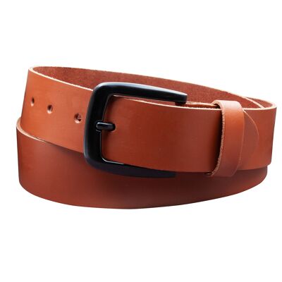 Cinturón 40 mm serraje modelo EH523-SL-Cognac