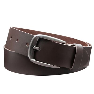 40 mm belt split leather model EH525-SL-Dark Brown