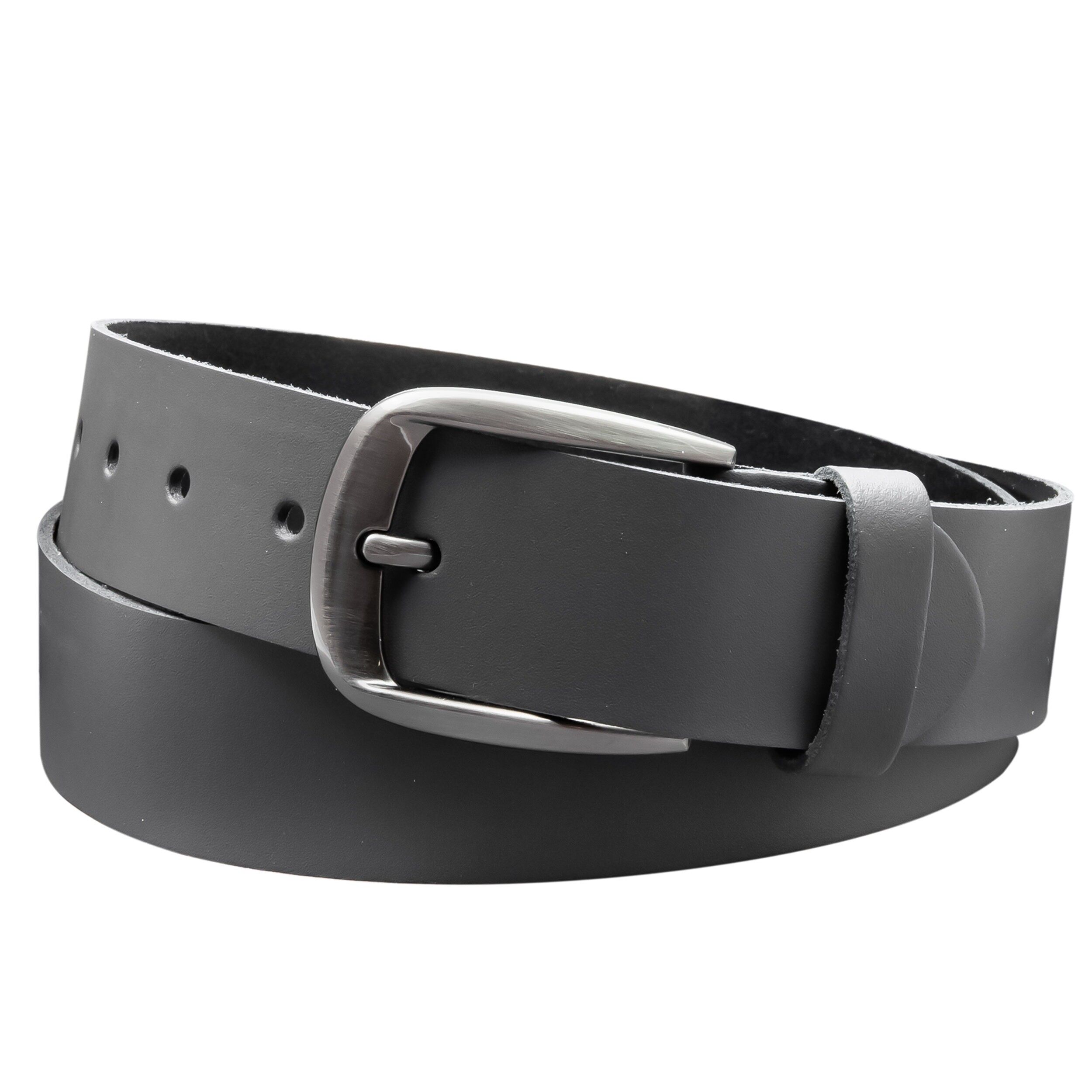 40 mm Gürtel Spaltleder Modell EH525-SL-Grau