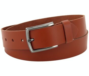 Ceinture 40 mm croûte de cuir modèle EH526-SL-Cognac