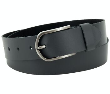 Ceinture 40 mm croûte de cuir modèle EH527-SL-Gris