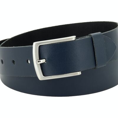 40 mm belt split leather model EH528-SL-Navy blue