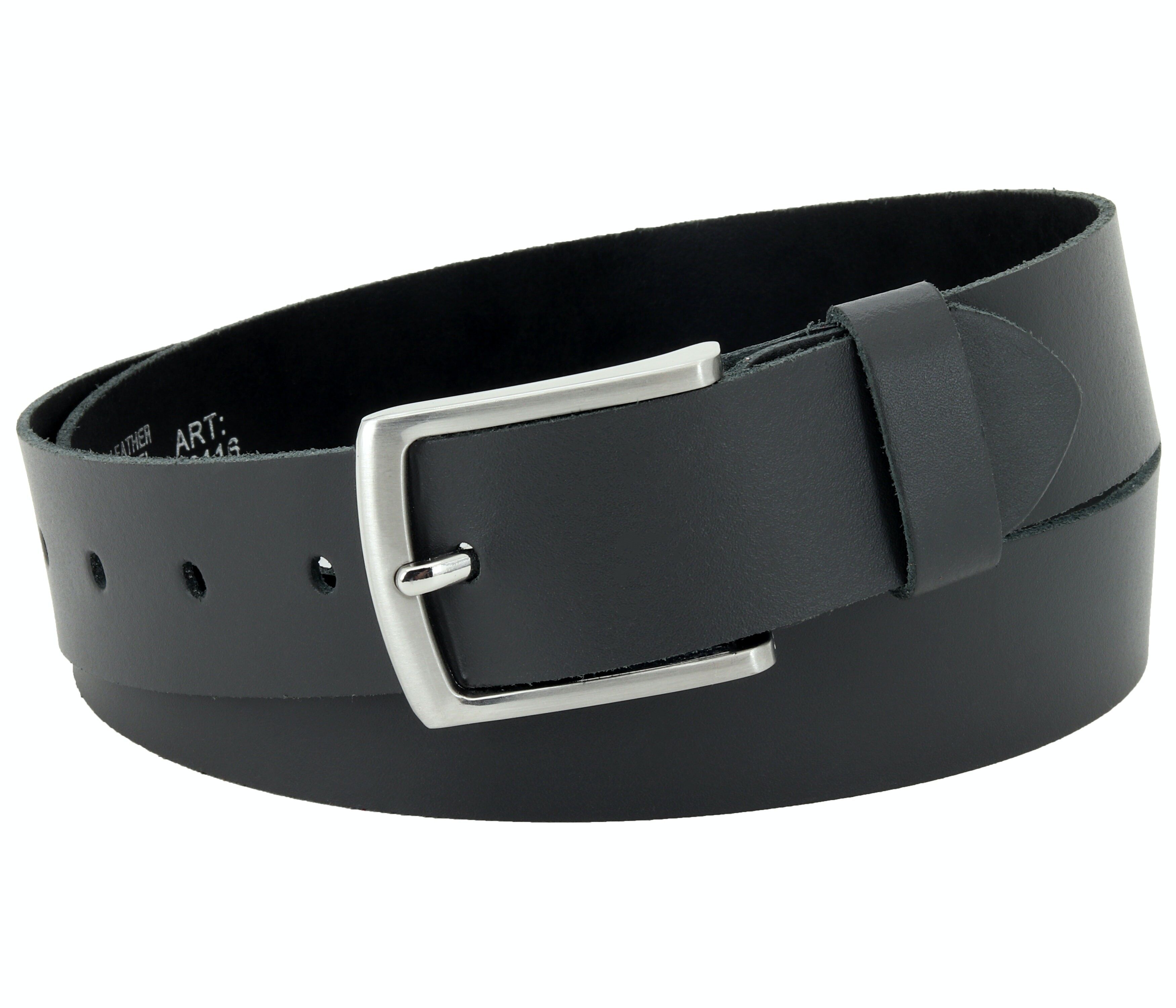 40 mm Gürtel Spaltleder Modell EH528-SL-Grau