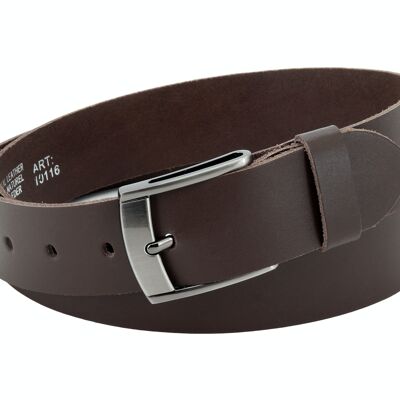 40 mm belt split leather model EH531-SL-Dark Brown