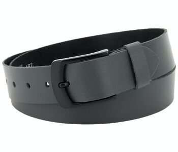 Ceinture 40 mm en croûte de cuir modèle EH558-SL-Gris