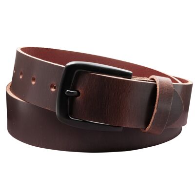 40 mm belt full leather model EH523-VL-dark brown