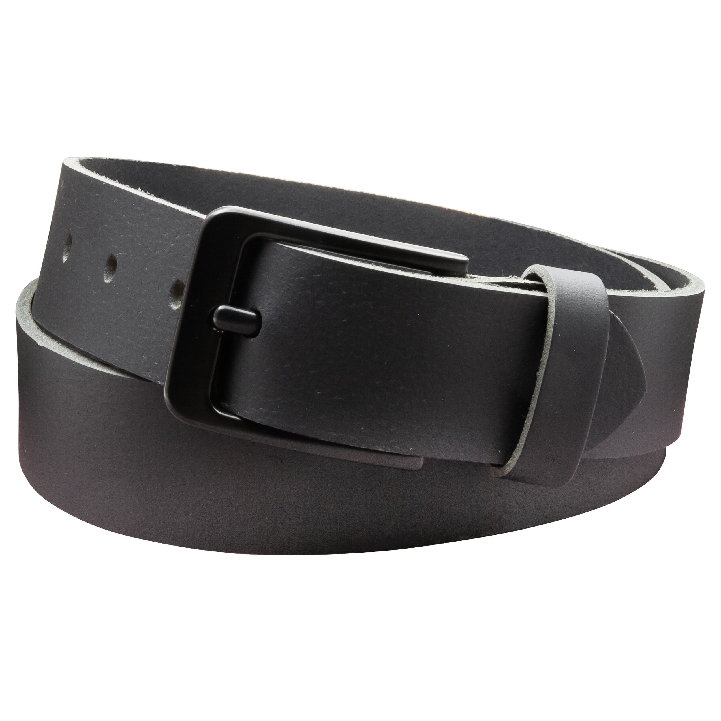 Cintura 40 mm in pelle piena modello EH57-VL nera