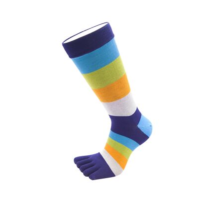 TOETOE® Essential Fashion Men Cotton Toe Socks - Turquoise