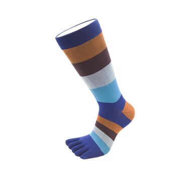 Chaussettes TOETOE® Essential Fashion pour hommes en coton - Noisette 1