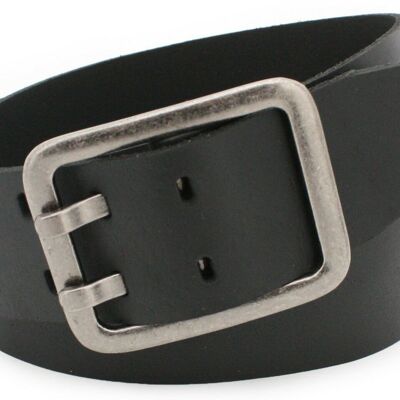 Ceinture 45 mm tout cuir modèle EH63-VL noir