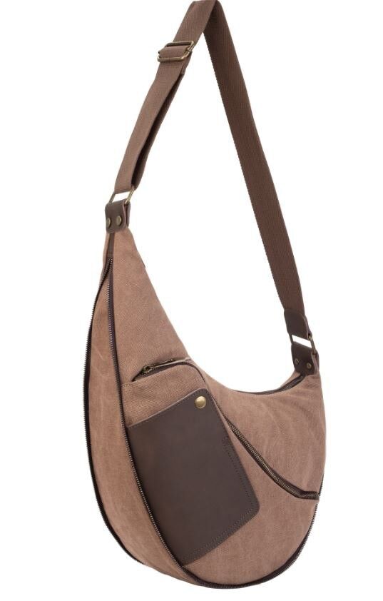 ANTWERP - Borsa a tracolla - Tela e pelle bordeaux