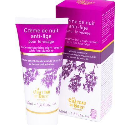 Anti-aging night cream with fine lavender - ORGANIC