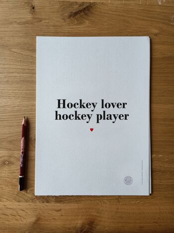 Phrase "hockey sur gazon" - différents modèles 9