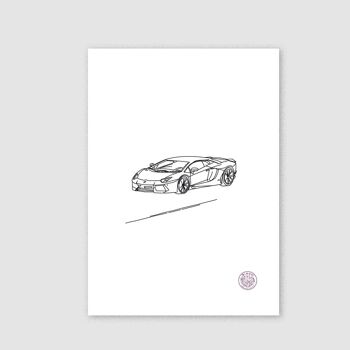 Illustration "automobile" - différents modèles 3