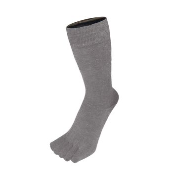 TOETOE® - Chaussettes mi-mollet essentielles en soie à bout uni 12