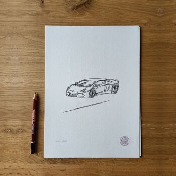 Illustration "lamborghini" 2