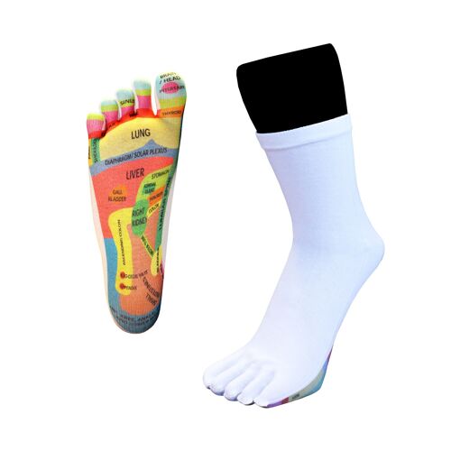 TOETOE® - Health Reflexology Mid-Calf Toe Socks