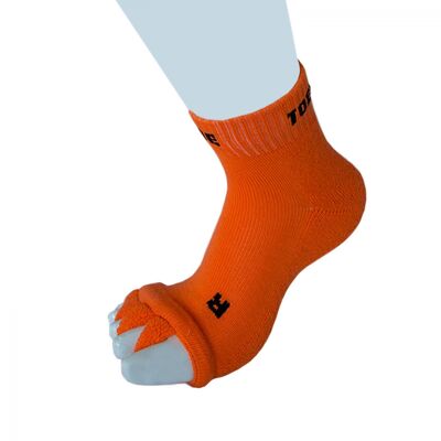 TOETOE® Health Cotton Toe Separator Toe Socks - Orange