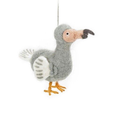 Handmade Felt Doris the Dodo Hanging Decoration