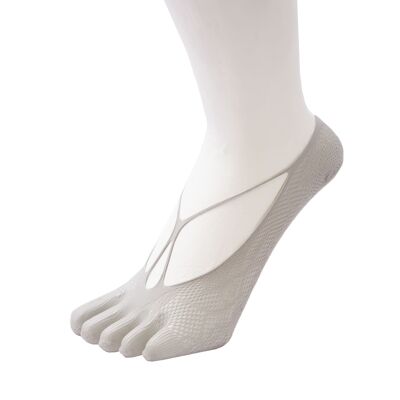 TOETOE® Legwear Fishnet Nylon Toe Foot Cover - Gris