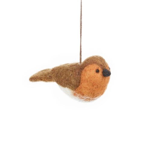 Handmade Felt Pamela the Robin Hanging Decoration