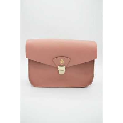 THE STEPH BAG IN OLD PINK LEATHER