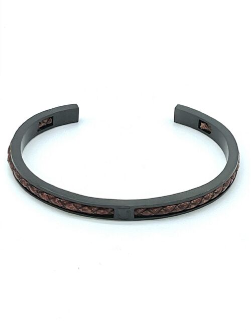 CFBL BROWN  COGNAC LEATHER CUFF