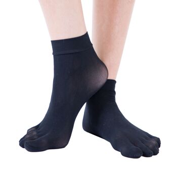 TOETOE® - Chaussettes à bout de cheville en nylon uni Legwear 3