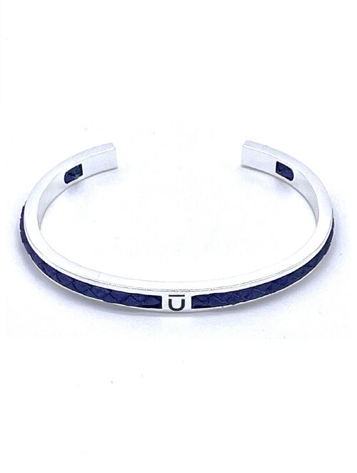 CFLS BLUE LEATHER CUFF