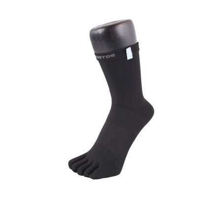 TOETOE® Outdoor Unisex Liner Ankle Toe Socks - Black