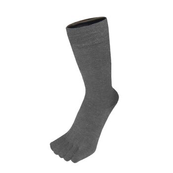 Chaussettes d'extérieur unisexes en laine à bout mi-mollet TOETOE® - Gris 1