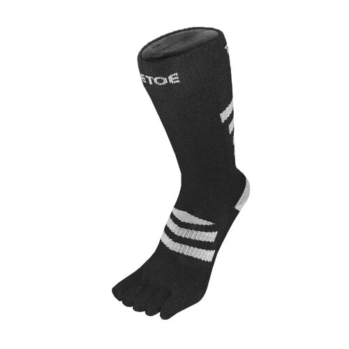 TOETOE® Outdoor Unisex Wool 3D Terry Walker Toe Socks - Black&Grey