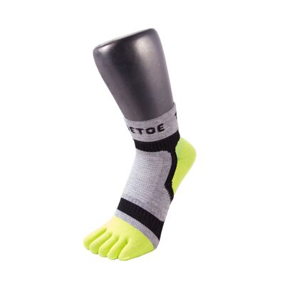 TOETOE® Sports Light Runner CoolMax Toe Calcetines - Verde