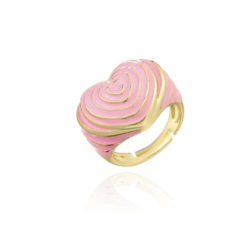 Color Dripping Love Ring