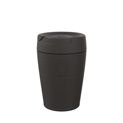 Viajero de hélice | Taza de café reutilizable de acero inoxidable | Mediano: 12 oz/340 ml