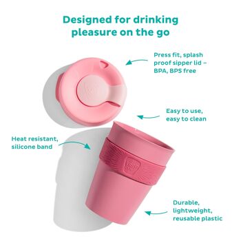 Tasse à café en plastique réutilisable| KeepCup Original Clair | Petit - 8 oz/220 ml 2