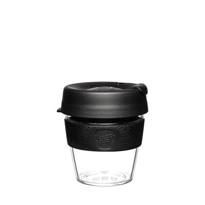Tazza da caffè in plastica riutilizzabile| KeepCup originale trasparente | Piccolo - 8oz/220ml