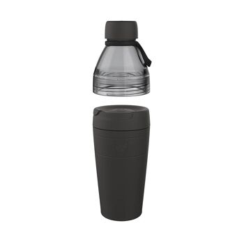 Kit mixte KeepCup Helix | Tasse à bouteille réutilisable en acier inoxydable et plastique à double ouverture | Grand| Tasse 16 oz/454 ml - Bouteille 22 oz/660 ml 5