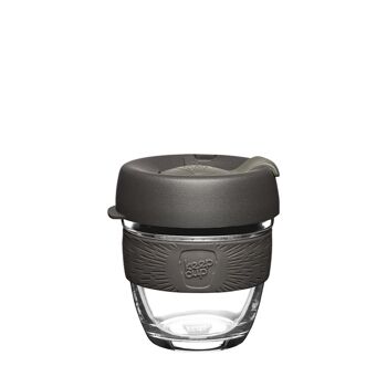 Tasse à café en verre trempé réutilisable avec bande en silicone | Infusion KeepCup | Petit - 8 oz/227 ml 1