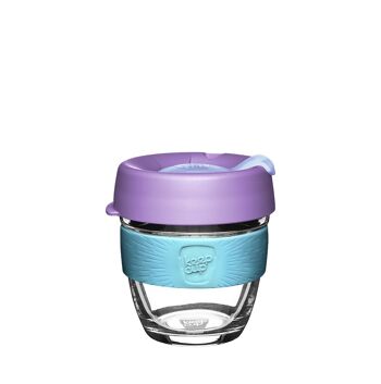 Tasse à café en verre trempé réutilisable avec bande en silicone | Infusion KeepCup | Petit - 8 oz/227 ml 8