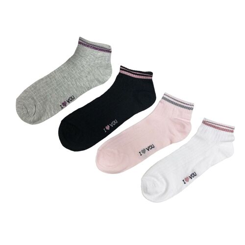 I Love Your sneaker socks high - 12 pcs